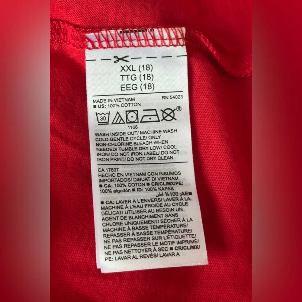 Old Navy | Girls Fit & Flare Red Sparkle Jersey Dress | Size XXL (18) | NWT